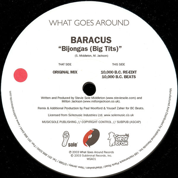 Baracus : Bijongas (Big Tits) (12")