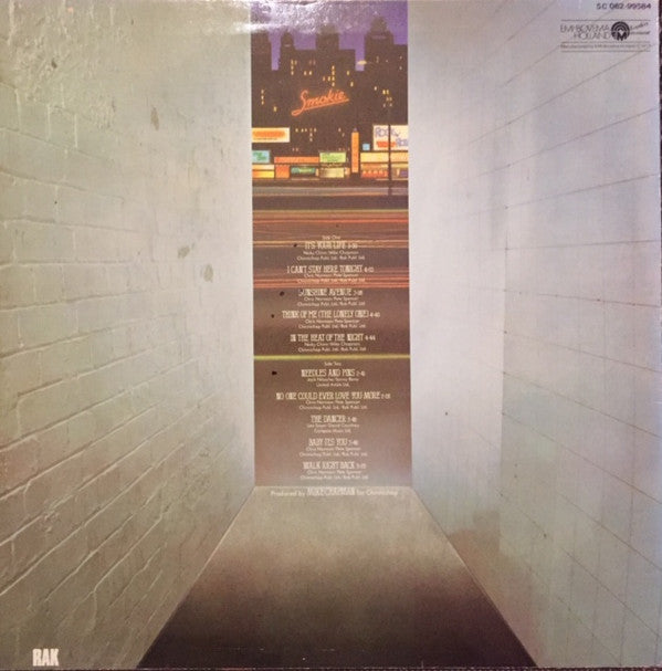 Smokie : Bright Lights And Back Alleys (LP, Album)