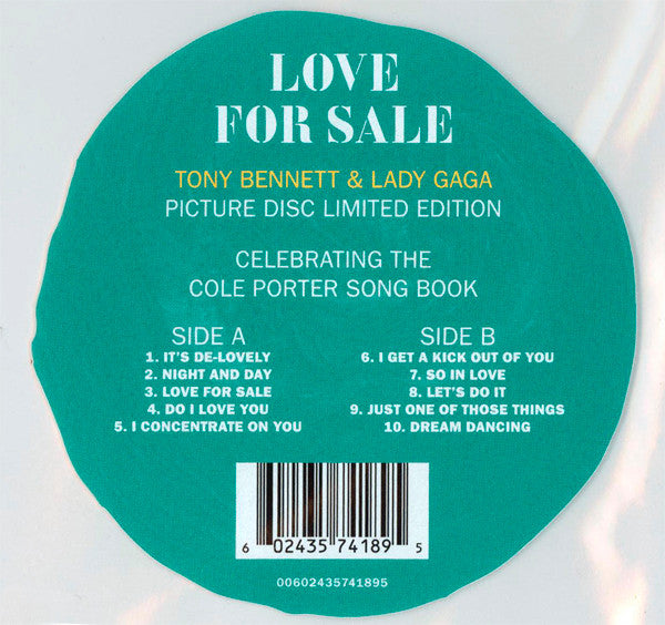 Tony Bennett & Lady Gaga : Love For Sale (LP, Album, Ltd, Pic)
