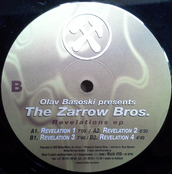 Olav Basoski Presents The Zarrow Bros : Revelations EP (12", EP)