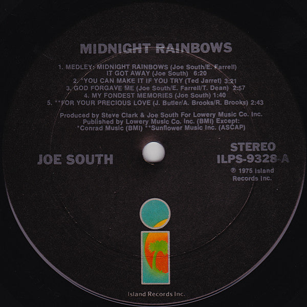 Joe South : Midnight Rainbows (LP, Album)