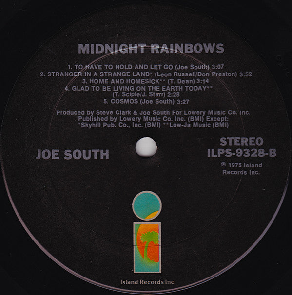 Joe South : Midnight Rainbows (LP, Album)