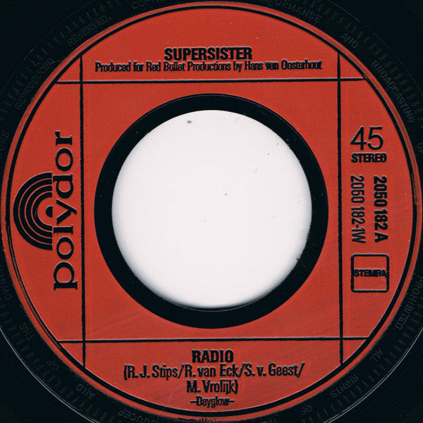 Supersister (2) : Radio (7", Single)