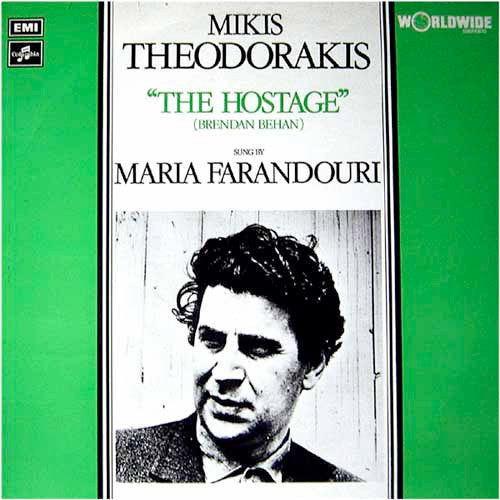 Mikis Theodorakis, Maria Farandouri : "The Hostage" (Brendan Behan) (LP, Album)