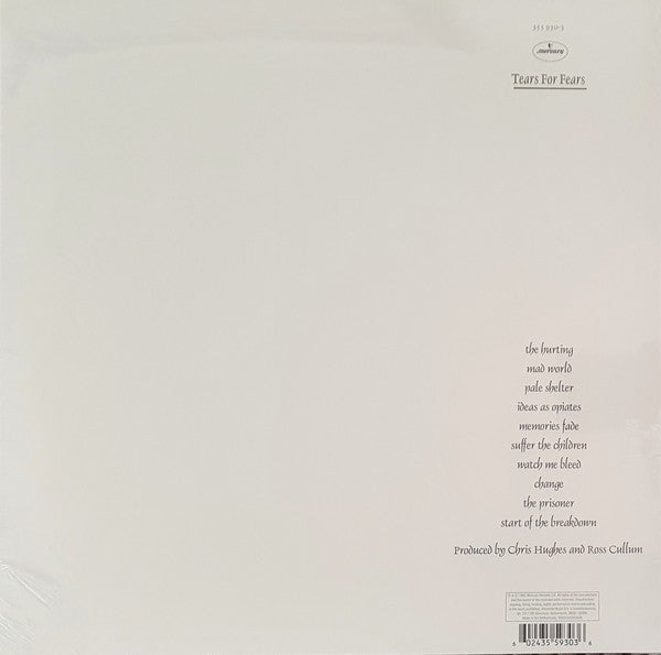 Tears For Fears : The Hurting (LP, Album, Ltd, RE, RP, Whi)