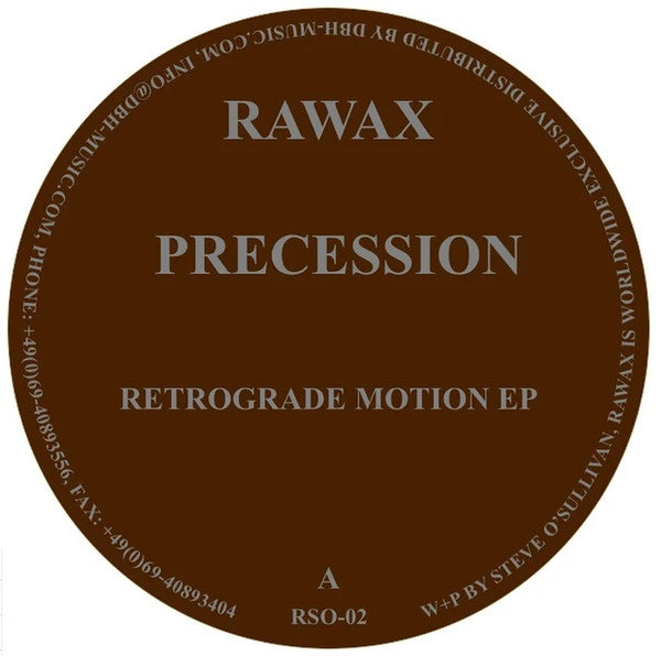 Precession : Retrograde Motion EP (12", EP, RE)