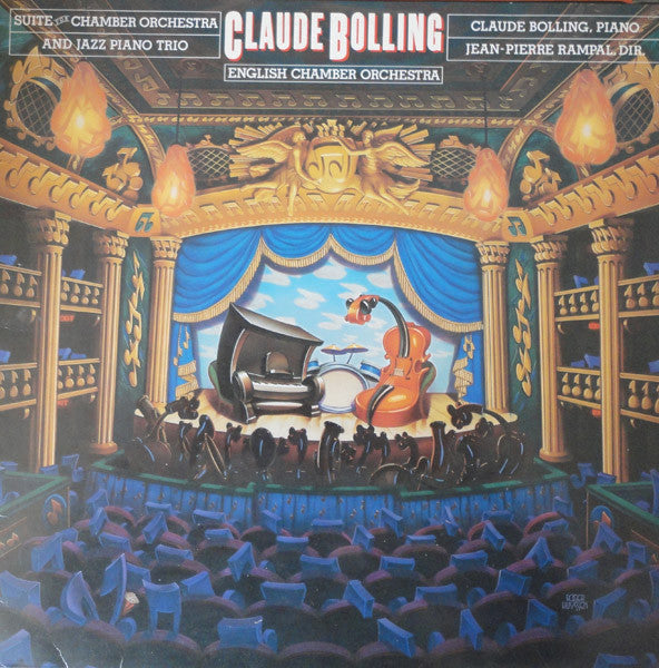 Claude Bolling - English Chamber Orchestra - Jean-Pierre Rampal : Suite For Chamber Orchestra And Jazz Piano Trio (LP, Album)