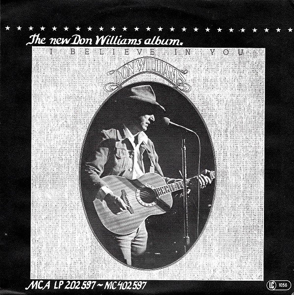 Don Williams (2) : I Believe In You / It Only Rains On Me (7", Single)