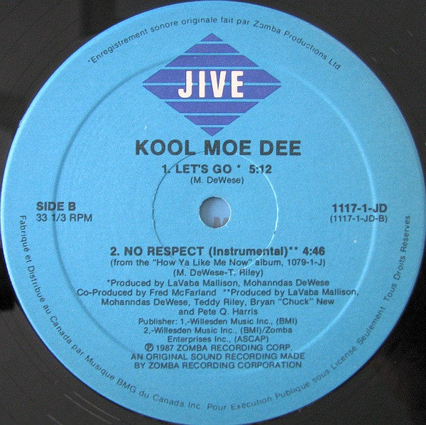 Kool Moe Dee : No Respect (12")