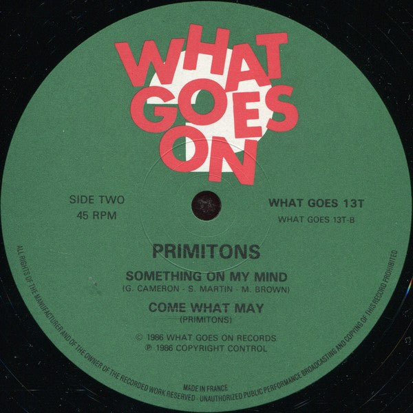 Primitons : Don't Go Away (12")