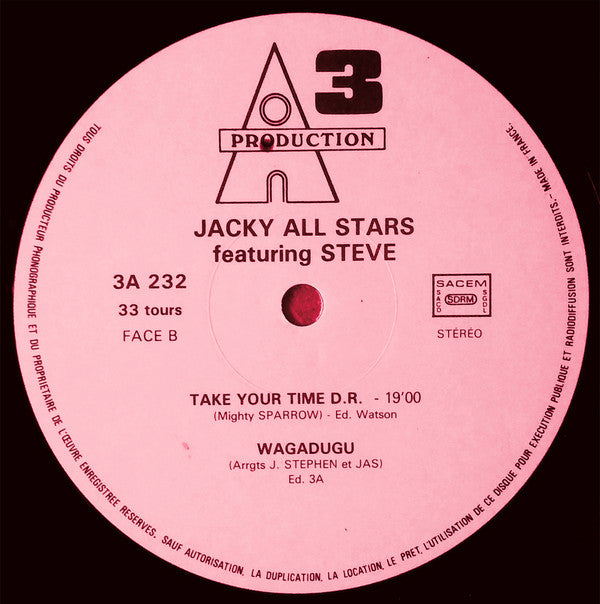 Jacky All Stars Featuring Serge Steve : In Caribbean Experience (LP, Album)