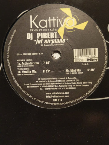 DJ Pibert : Jet Airplane (12")