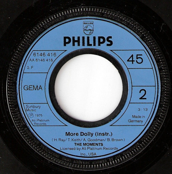 The Moments : Dolly My Love (7", Single)