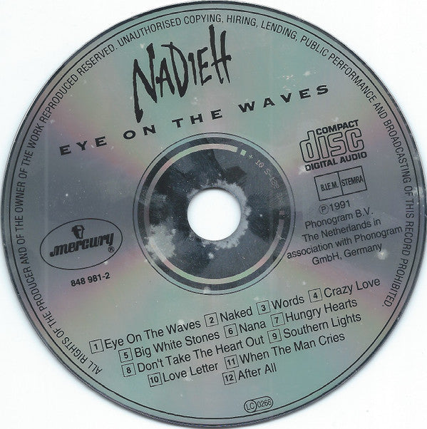 Nadieh : Eye On The Waves (CD, Album)