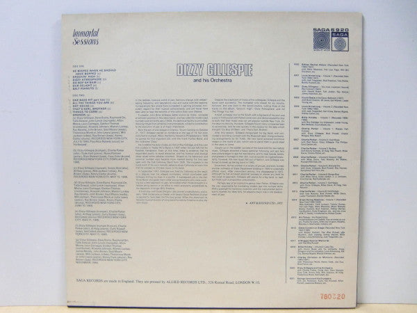 Dizzy Gillespie And His Orchestra : Dizzy Gillespie And His Orchestra (LP, Comp)