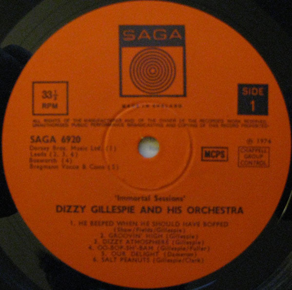 Dizzy Gillespie And His Orchestra : Dizzy Gillespie And His Orchestra (LP, Comp)