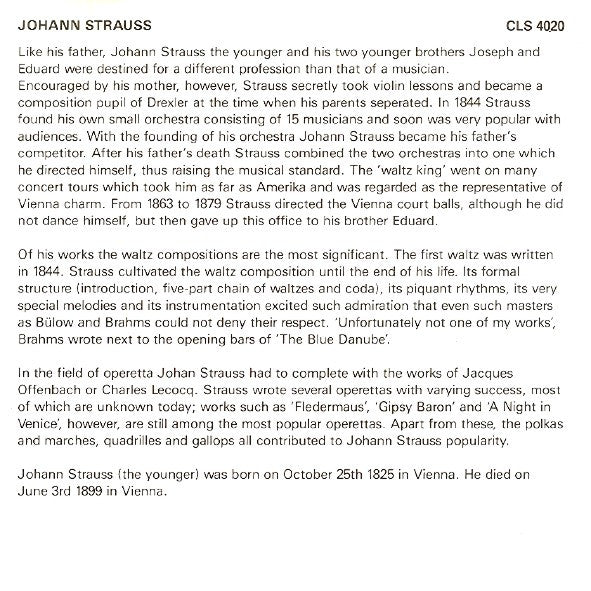 Johann Strauss Jr. - Wiener Volksopernorchester Dir./Cond.: Peter Falk (2), Royal Philharmonic Orchestra Dir./Cond.: Norman Sattler : Neujahrskonzert = New Year's Concert (CD, Comp)