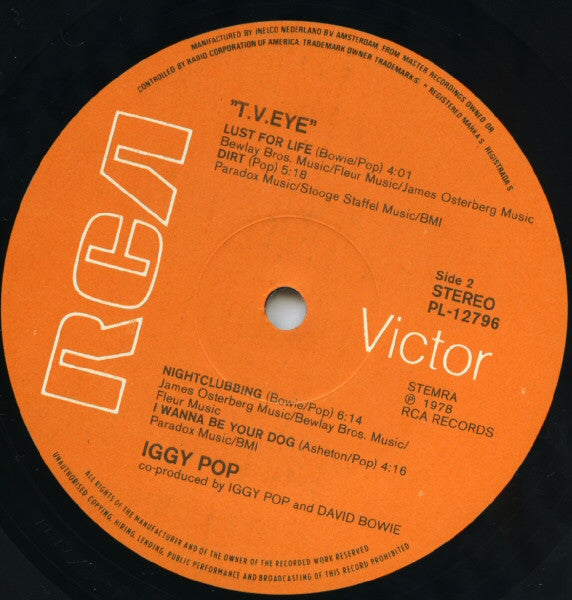 Iggy Pop : TV Eye 1977 Live (LP, Album)