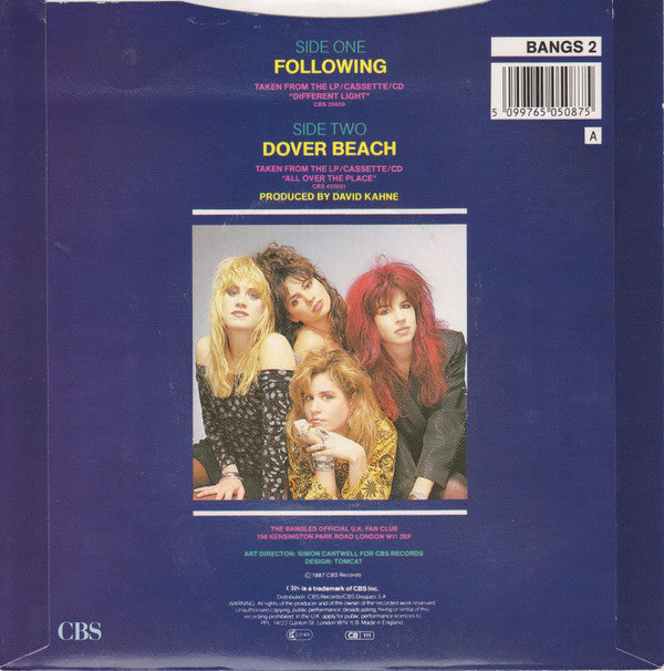 Bangles : Following (7", Single, Mat)