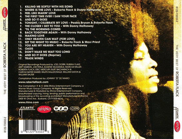 Roberta Flack : The Very Best Of Roberta Flack (CD, Comp, RM)