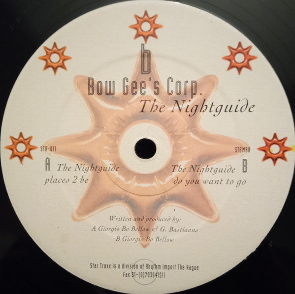 Bow Gee's Corp. : The Nightguide (12")