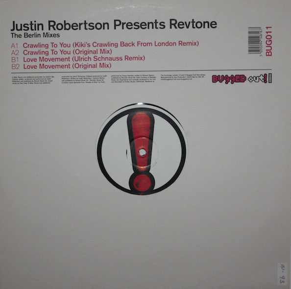 Justin Robertson Presents Revtone : The Berlin Mixes (12")