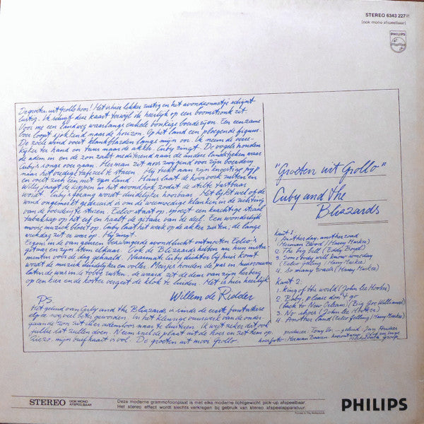 Cuby + Blizzards : Groeten Uit Grollo (LP, Album, RE)