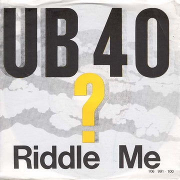 UB40 : Riddle Me (7", Single)