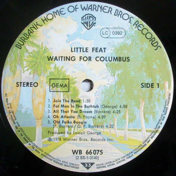 Little Feat : Waiting For Columbus (2xLP, Album, Gat)