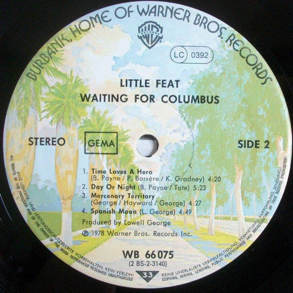 Little Feat : Waiting For Columbus (2xLP, Album, Gat)
