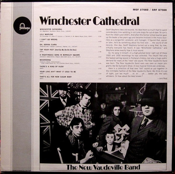 The New Vaudeville Band : Winchester Cathedral (LP, Album, Mono)