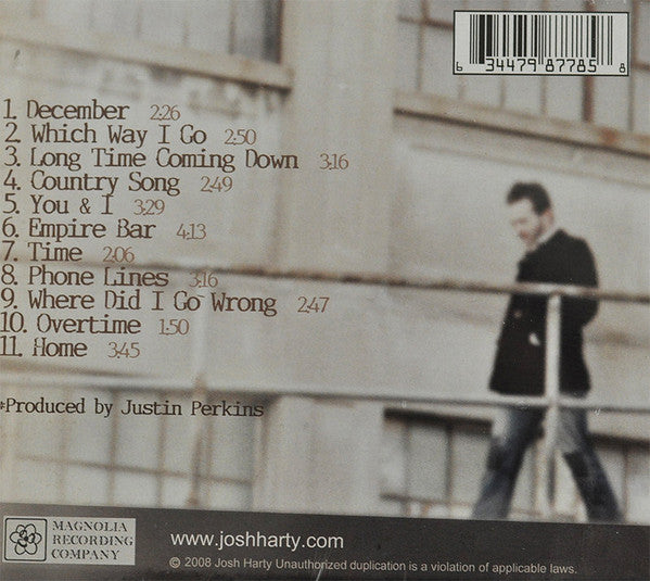 Josh Harty : A Long List Of Lies (CD, Album)