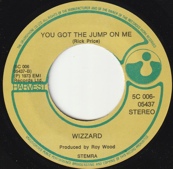 Wizzard (2) : Angel Fingers (A Teen Ballad) (7")
