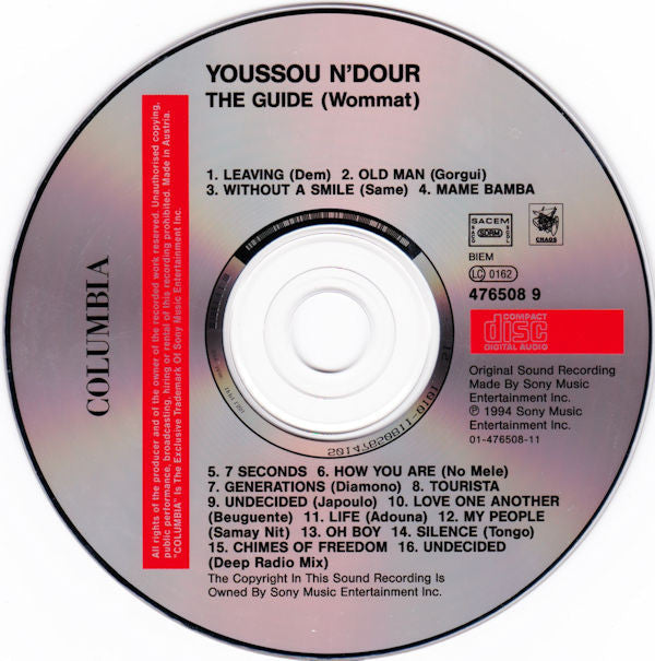 Youssou N'Dour : The Guide (Wommat) (CD, Album)