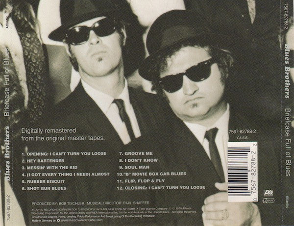 The Blues Brothers : Briefcase Full Of Blues (CD, Album, RM)