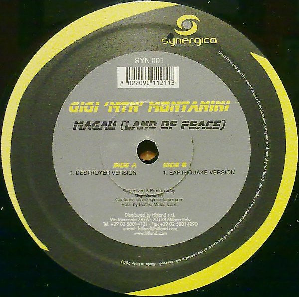 Gigi Montanini : Magau (Land Of Peace) (12")