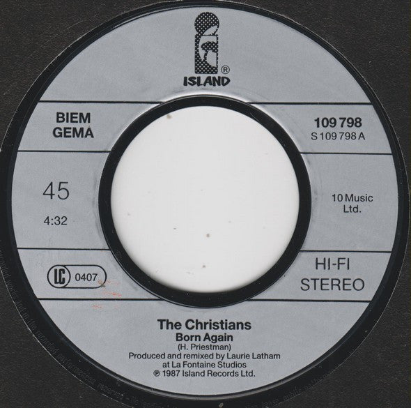 The Christians : Born Again (Remix) (7", Single)