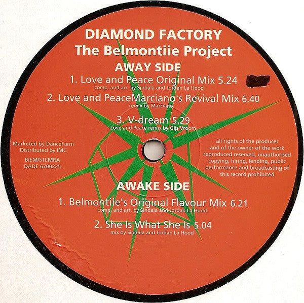 Diamond Factory : The Belmontiie Project (12")