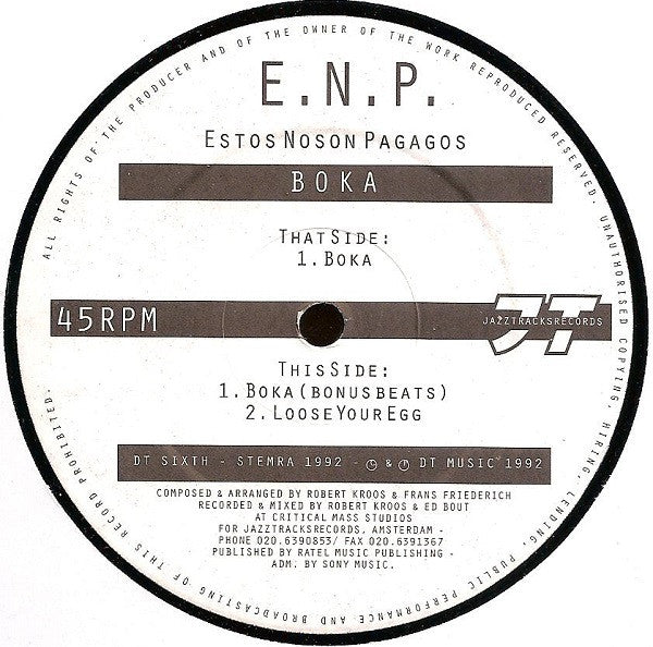 E.N.P.* : Boka (12")