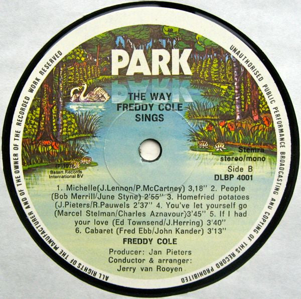 Freddy Cole : The Way Freddy Cole Sings (LP, Album)