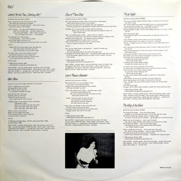 Nanci Griffith : Last Of The True Believers (LP, Album)