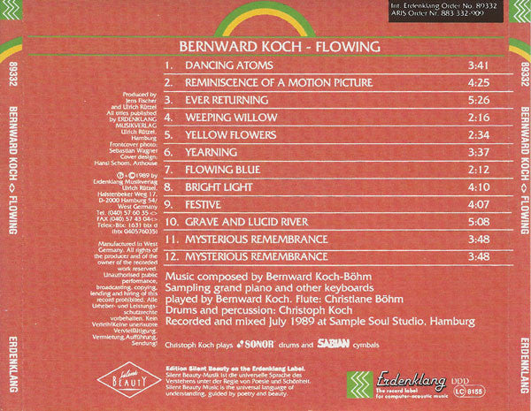 Bernward Koch : Flowing (CD, Album)
