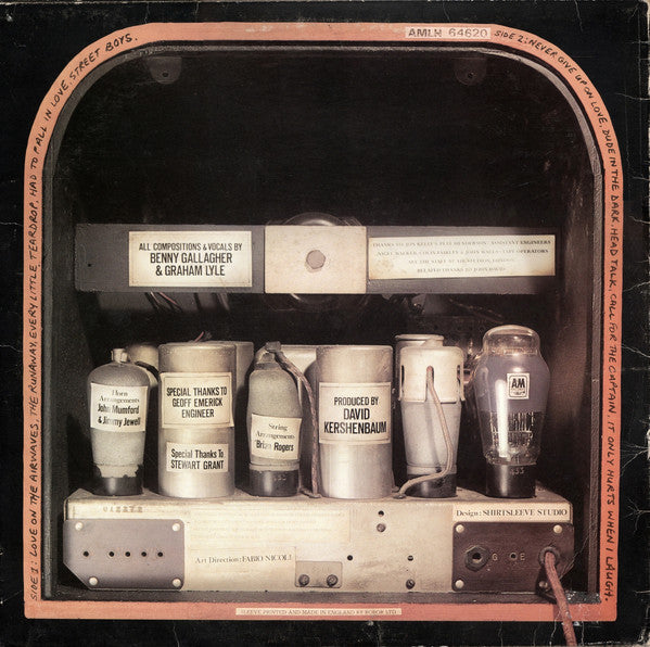 Gallagher & Lyle : Love On The Airwaves (LP, Album)