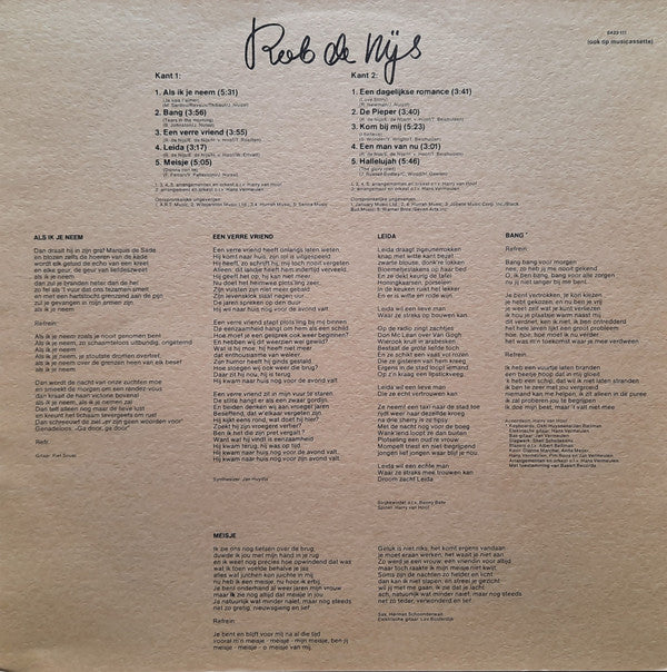 Rob de Nijs : Rob de Nijs (LP, Album)