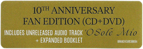 Andrea Bocelli : Concerto: One Night In Central Park  10th Anniversary Edition (CD, Album + DVD-V, NTSC + RE, Fan)