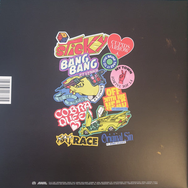 Frank Carter & The Rattlesnakes : Sticky (LP, Album, Ltd, Cle)