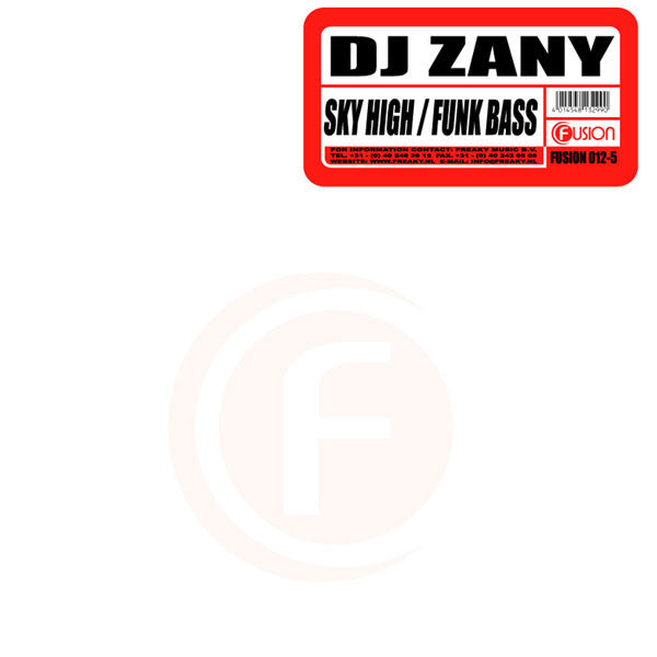 DJ Zany : Sky High / Funk Bass (12")