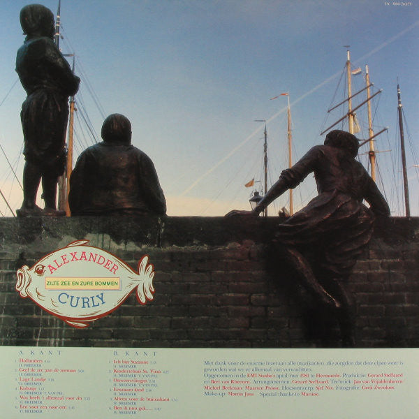 Alexander Curly : Zilte Zee En Zure Bommen (LP, Album)