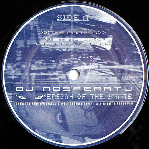 DJ Nosferatu* : Enemy Of The State (2x12", Album)