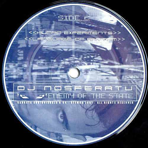 DJ Nosferatu* : Enemy Of The State (2x12", Album)